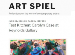 Carolyn Case review in Art Spiel