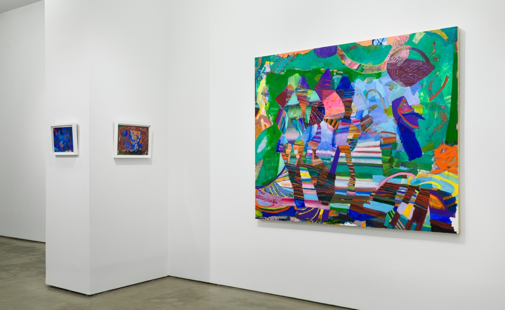 Installation view of Carolyn Case exhibition "Before it Sinks In"