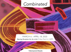 Shane Walsh solo exhibition invitation for "Combinated", The Alice Wilds, Milwaukee, WI