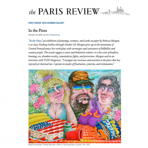The Paris Review Rebecca Morgan painting