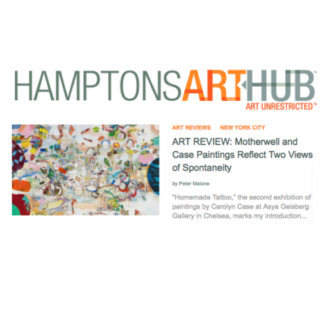 Hamptons Art Hub, "Motherwell and Case Paintings Reflect Two Views of Spontaneity"