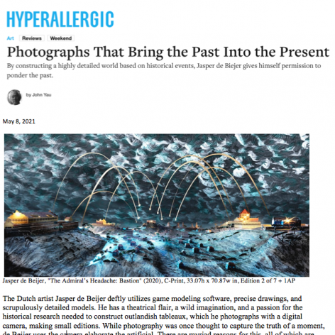 Hyperallergic review on Jasper de Beijer: "Photographs That Bring the Past Into the Present", by John Yau