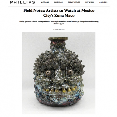 Phillips, "Field Notes: Artists to Watch at Mexico City's Zona Maco"