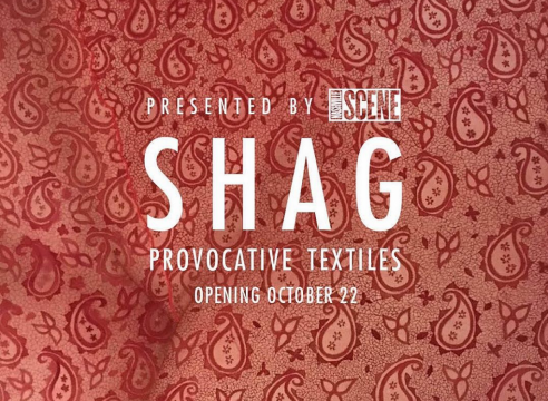 Group Exhibition with Katarina Riesing: "SHAG: provocative textiles", curated by Laura Hutson Hunter, at Nashville Scene, TN